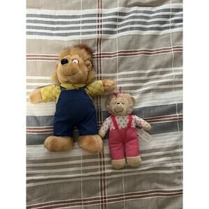 PBS Berenstain Bears Papa & Sister Plush 2 Piece Set